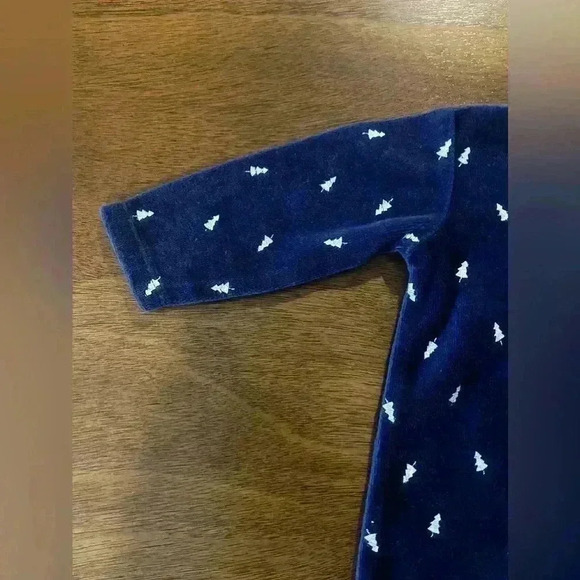 Chick Pea Baby Boy Patterned Cotton Long Sleeve Snap Up Sleep & Play Blue 0-3 M - Picture 8 of 8